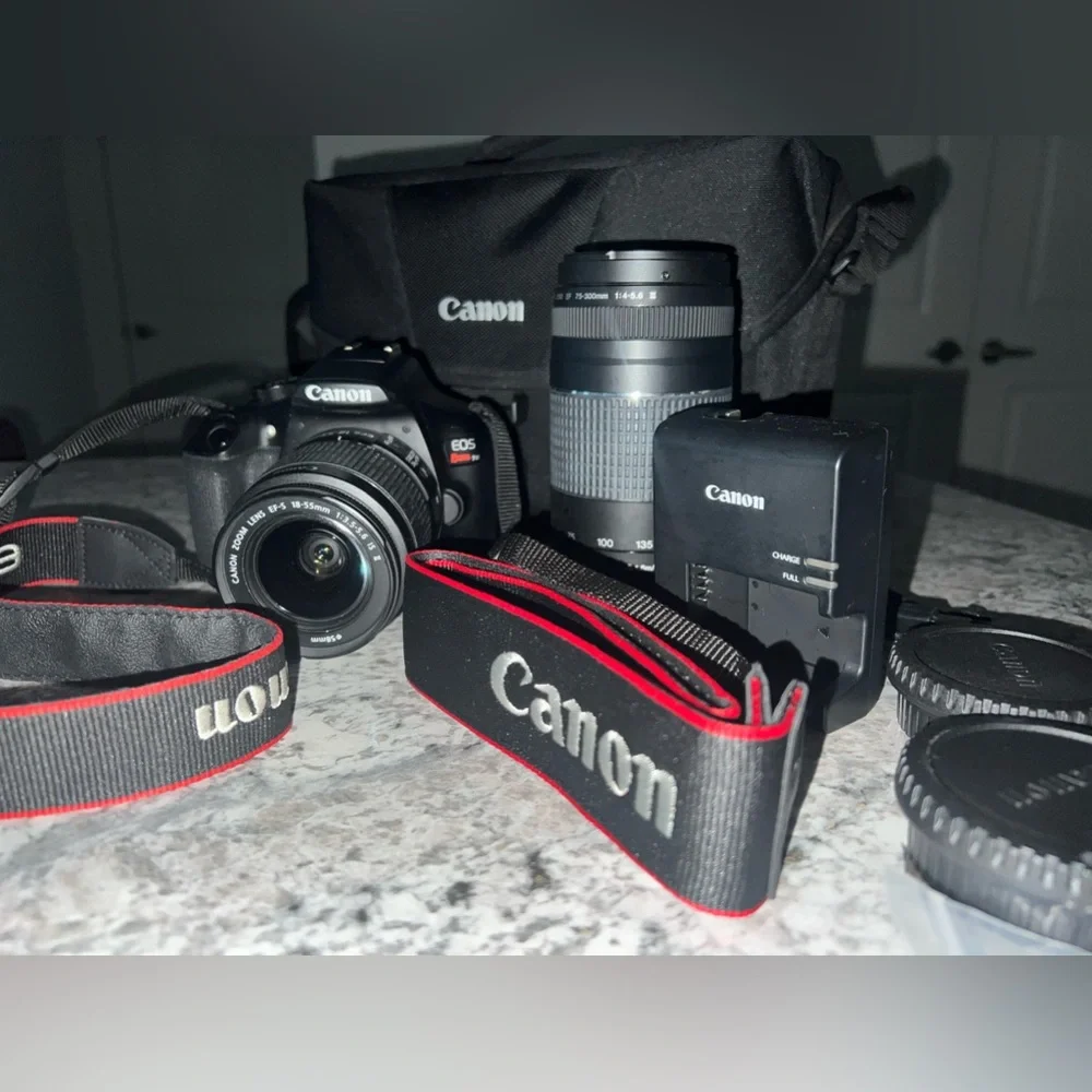 Canon EOS Rebel T6 Digital SLR Camera Kit with EF-S 18-55mm f/3.5-5.6 is II Lens